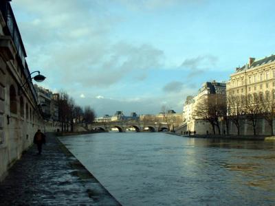Walking near the Seine