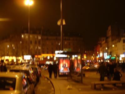 An intoxicated view of the Bastille area on New Years Eve