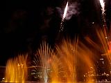 Fireworks at the Dancing Fountains every Saturday night