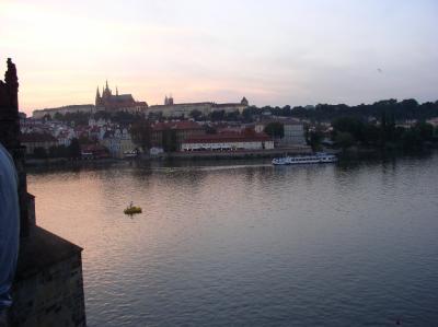 Na Campa restaurant, Jazz boat? and Prague Castle