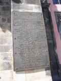 Names of Czechs executed on this square