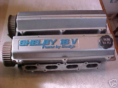 B. Bentley's Shelby Powered By Dodge Valve Cover and Prototype Head