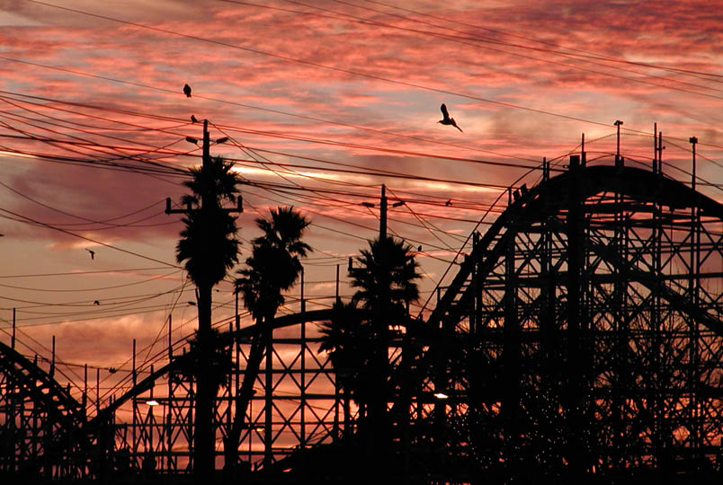 Sunrise at the boardwalk