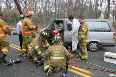Trapped Driver