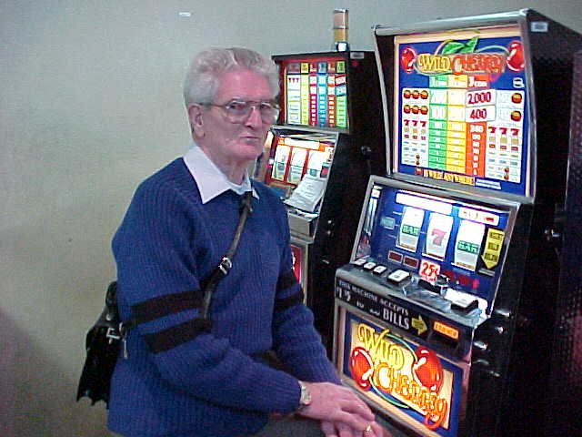 Dad on slots.JPG