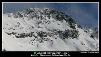 Whistler Blackcomb : Easiest Way Down