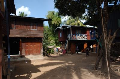 Grandma Pothikan's home used to be here, Pak Khop, Laos