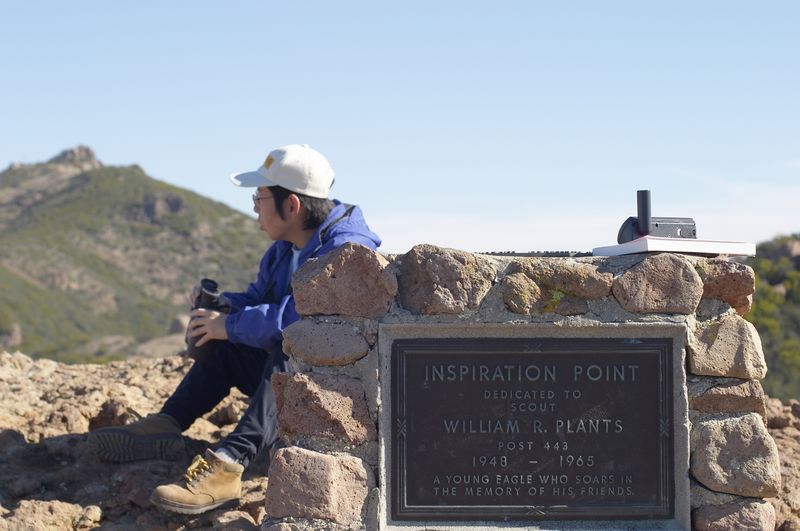 Inspiration Point Resting at 2,800 feet