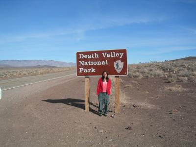 Death Valley National Park eats little Shannon