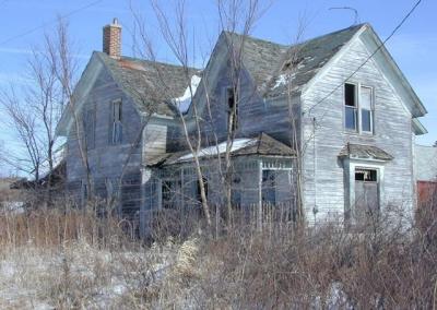 Abandoned House Just North of Denzer, Wisconsin