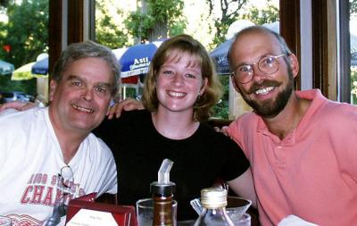 Jer, Allison & Tom, August, 1998