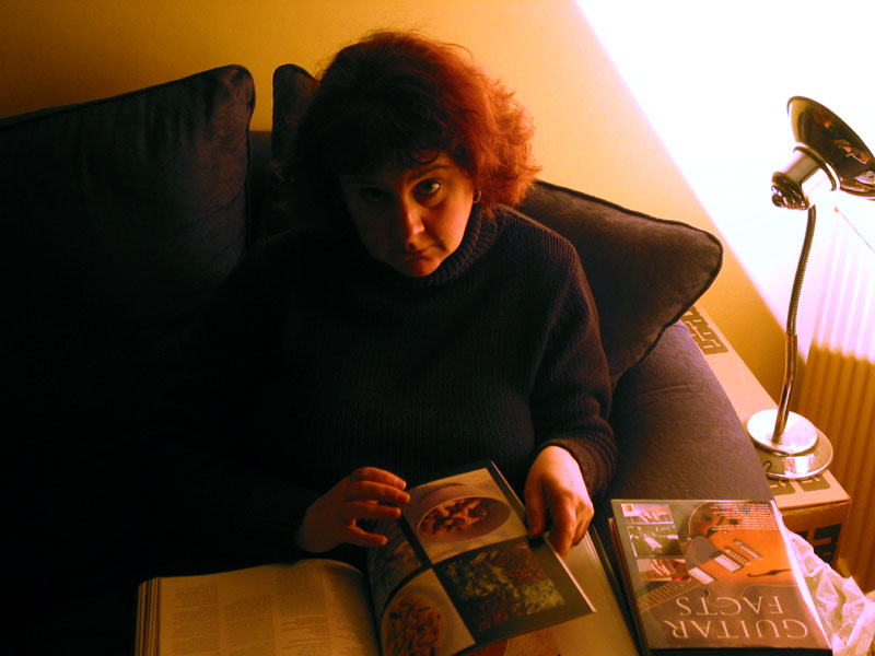 1st Jan 2003. Linda choosing a Delia.