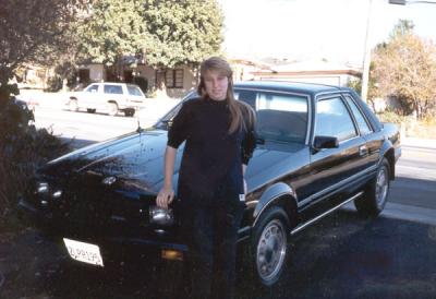 Me with one of my first cars..and what a lemon, too!