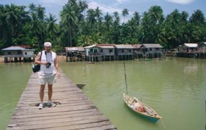 00 Bintan Indonesia - Marty Ryan goes ashore