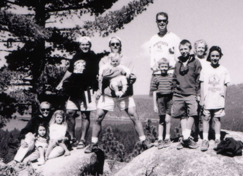 01 Lake Tahoe - The clan at The Ponderosa