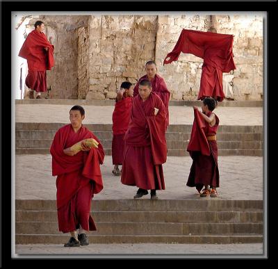 Student Monks at Sera Monastery