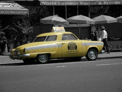 Caliente cab, colorized
