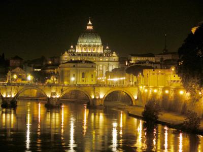 St. Peter at night