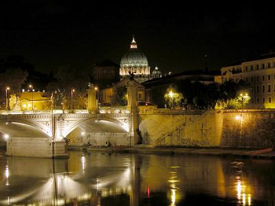 St. Peter at night