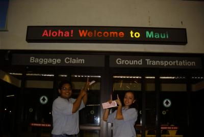 For CSA Specialty night....We Went To Maui...Here today, gone to maui!