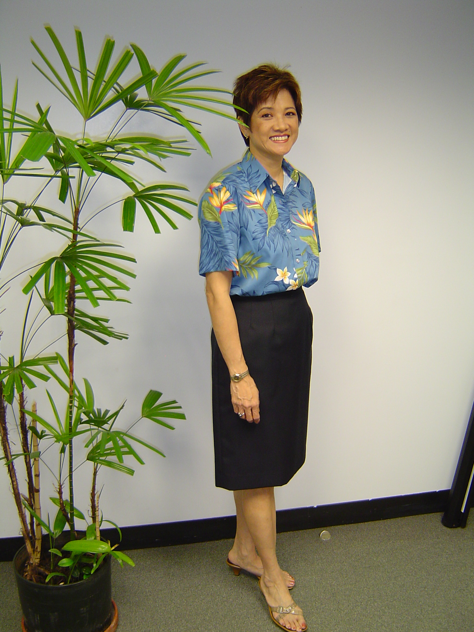 Womens Printed Top w10BA50.JPG