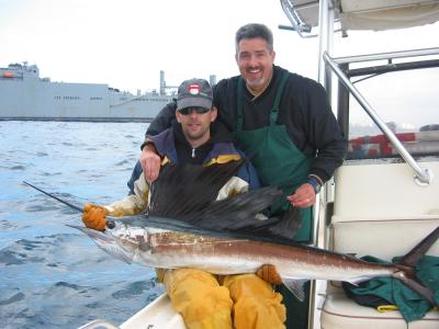 Ft. Lauderdale sailfishing with Joe and Paul.