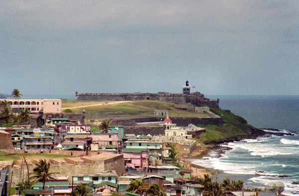 View of El Morro from Fort San Cristobal