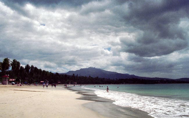 Beach east of San Juan