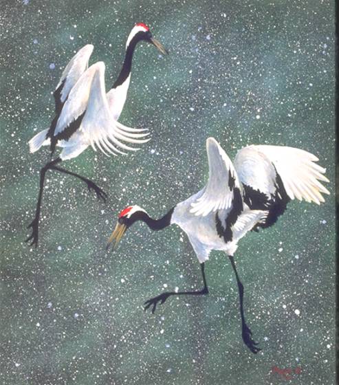 japanese cranes