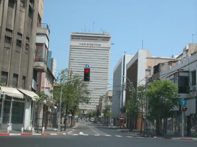 Hertzel St. with Shalom Tower