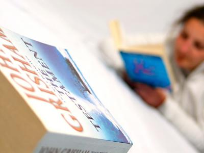 Enjoying a good book