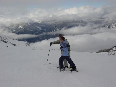 curt stopping j from rolling down the mountain.jpg