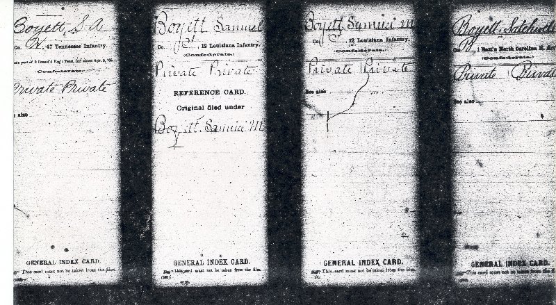 Samuel M Boyett CSA Record - Union Parish