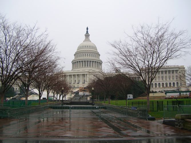 Our Capital - a very grey day