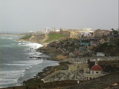 The slum La Perla - most slums don't have this good of a view