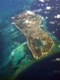 Island of the Bahamas taken in-flight to Puerto Rico
