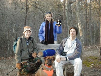 Kim, Boo, Beverly, Biscuit, and Chris