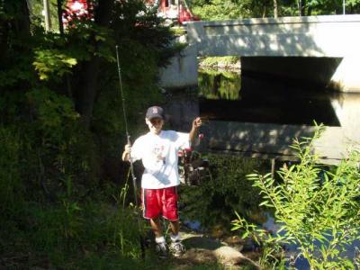Jeffrey's first catch
