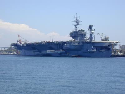 The USS Nimitz in Coronado