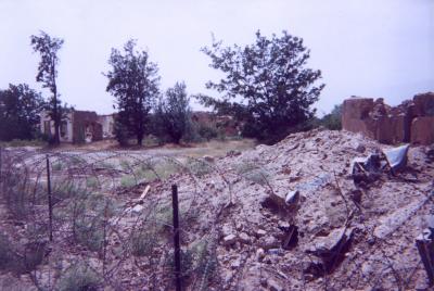 Damage in Bagram