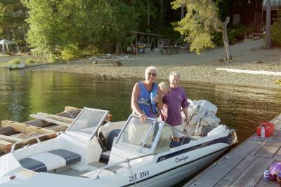 With Larry & Sherry - Sproat Lake
