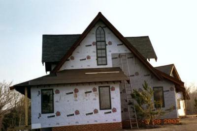 Gothic grandeur (can't wait for you to see it with the siding on!)