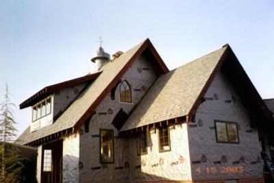 We cut the shed dormer pitch down - it was a good call