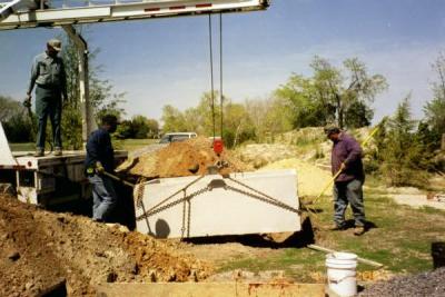 No, not Jimmy Hoffa, the SEPTIC TANK