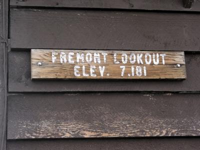 Weathered Lookout Sign