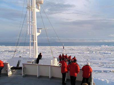 Through the pack ice
