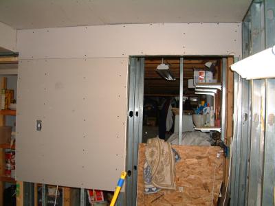 Open wall almost enclosed