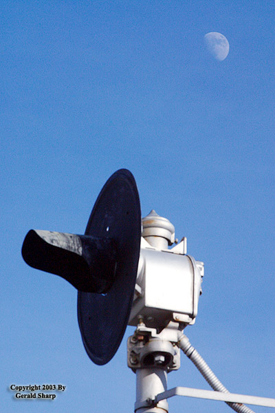 Searchlight Signal And The Moon