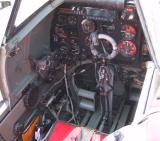 Spitfire cockpit.