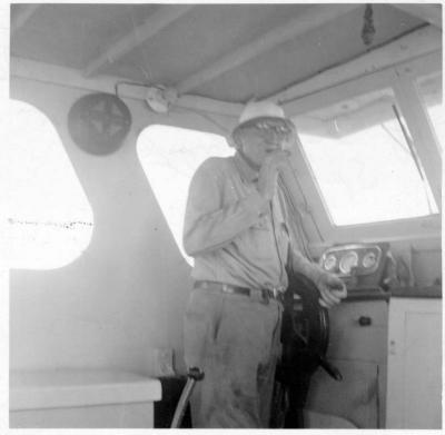 Lloyd 1958 on the Spindrift boat